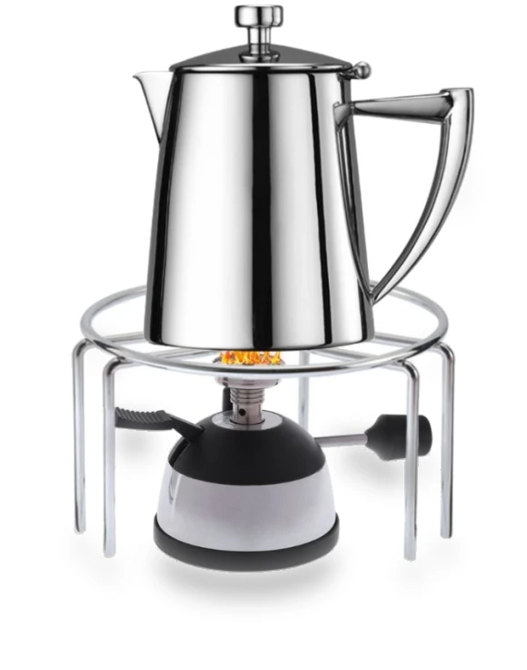 Mini Gas Burner with Ceramic Flame Head — Portable Cooking Solutions