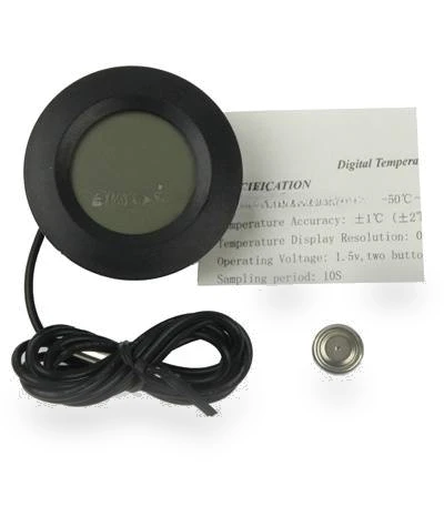 Mini Indoor LCD Display Digital Thermometer — Home Climate Control