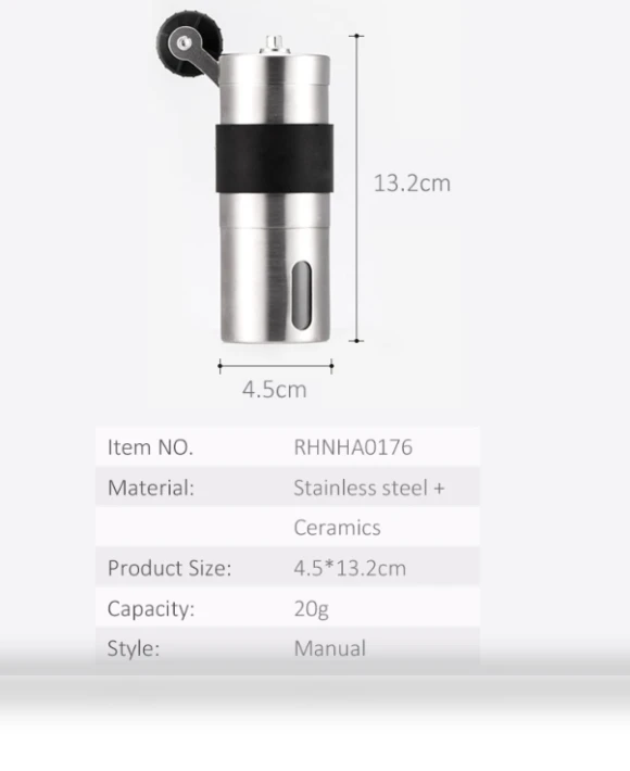 Mini Manual Stainless Steel Coffee Grinder — Hand Coffee Grinders