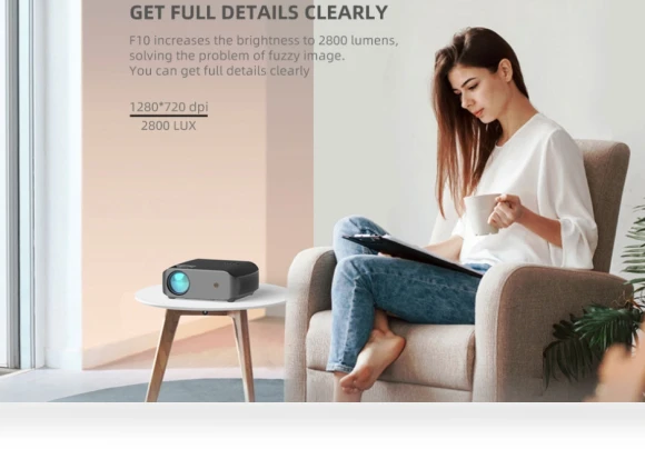 Portable Mini LED Projector — Home Theater Projectors, Vivibright