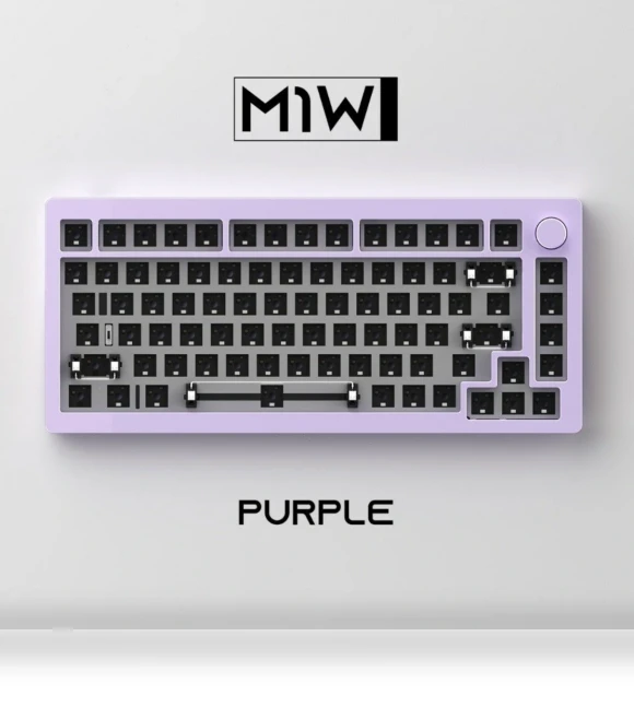 Aluminum Custom DIY Kit Triple Mode 75% Layout Mechanical Keyboard — Gaming Keyboards, Monsgeek