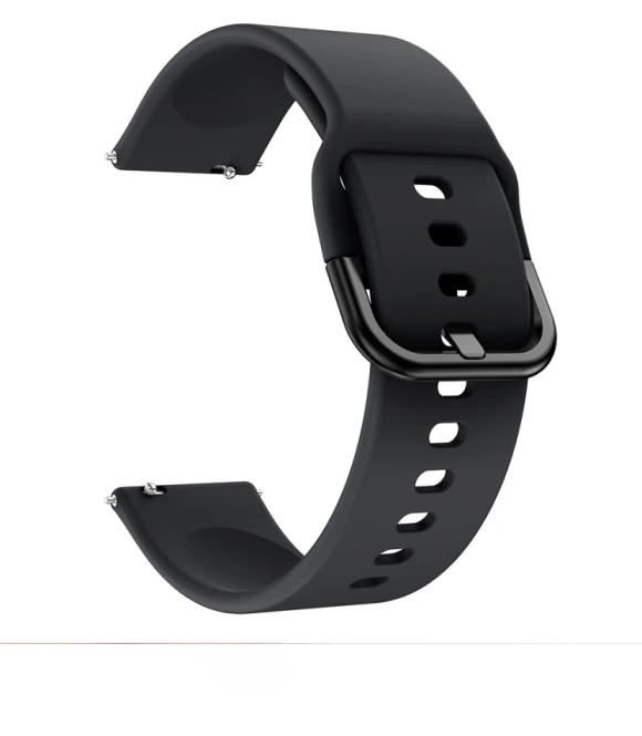 Color Buckle Silicone Watch Band — Bands