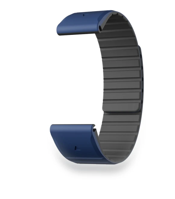 Dual Color Magnetic Quick Release Silicone Watch Band — Bands, Garmin