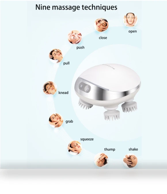 Hot Compress Red Light Head Massager — Back Relief Solutions