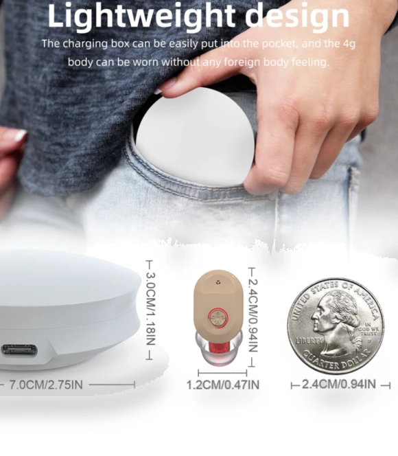 Mini In-Ear Hearing Aid — Hearing Support