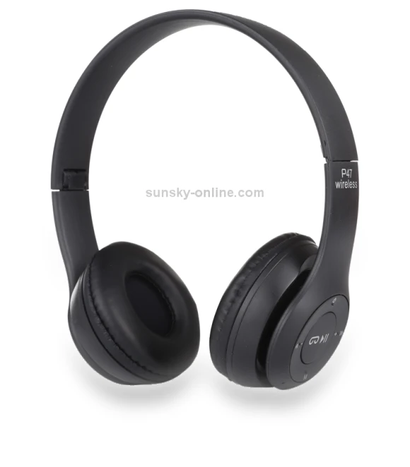 Foldable Wireless Bluetooth Headphone with 3.5mm Audio Jack — In-Ear Headphones