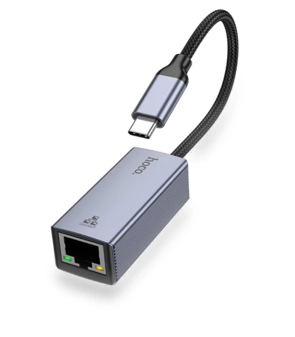 USB-C to RJ45 Ethernet Adapter — USB, hoco