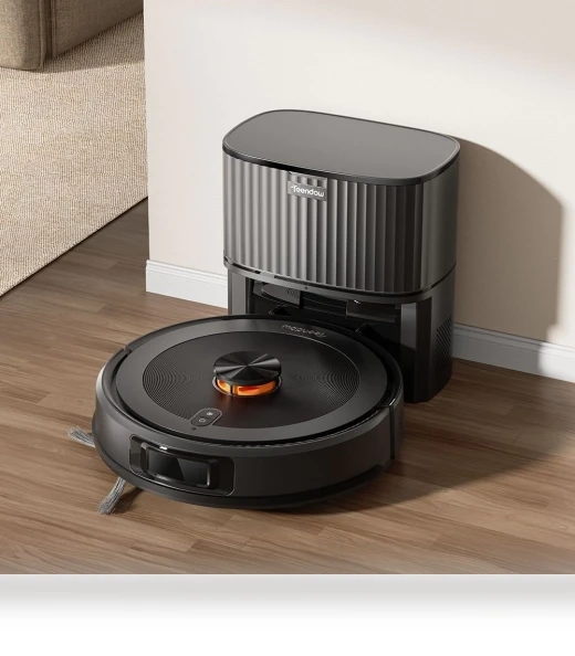 2-in-1 Robot Vacuum Cleaner and Mop with Auto-empty Station — Smart Cleaning Robots, Teendow