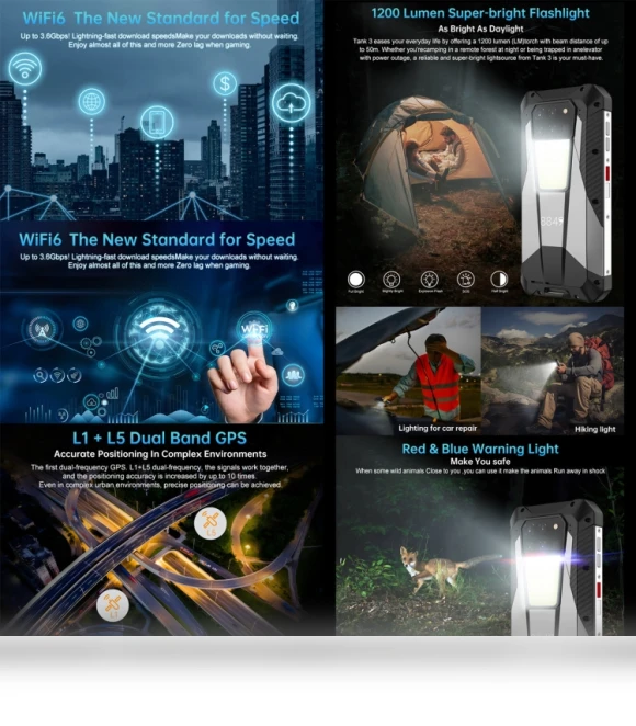 Smartphone with Laser Rangefinder and Night Vision — Mobile Devices & Accessories, Unihertz