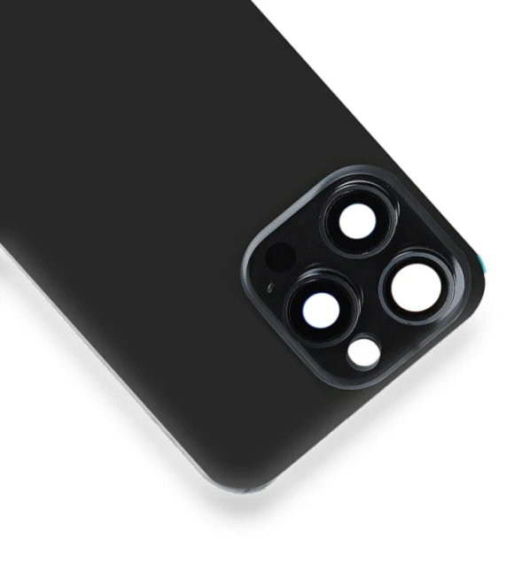 Glass Battery Back Cover with Flash Bracket + Wireless Charging Module — Back Covers