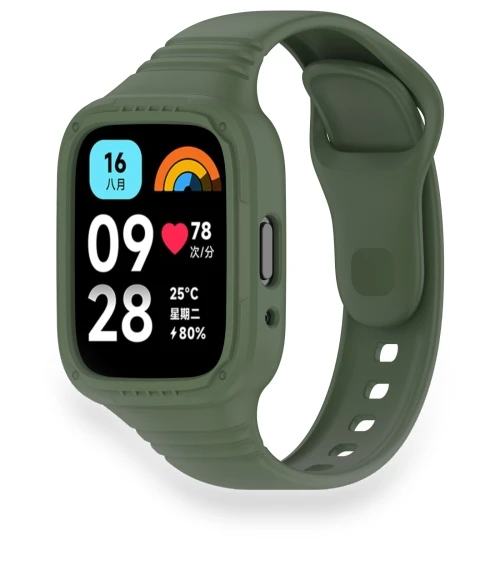 Integrated Fully Enclosed Silicone Watch Band — Wearable Accessories, Redmi