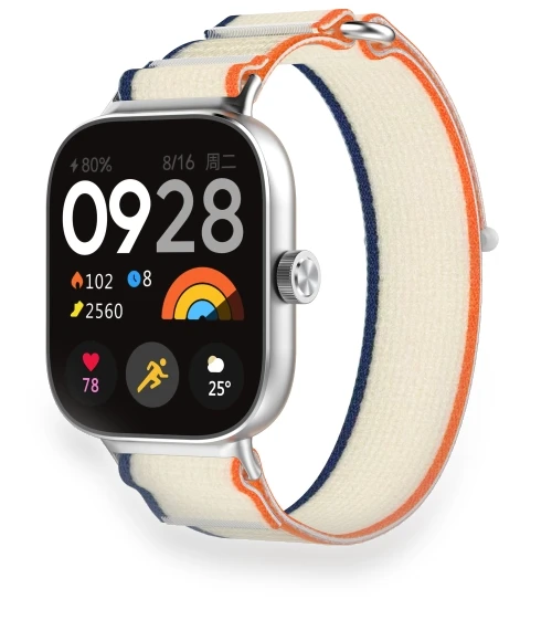 Nylon Woven Hook and Loop Fastener Watch Band — Fitness Bands, Redmi