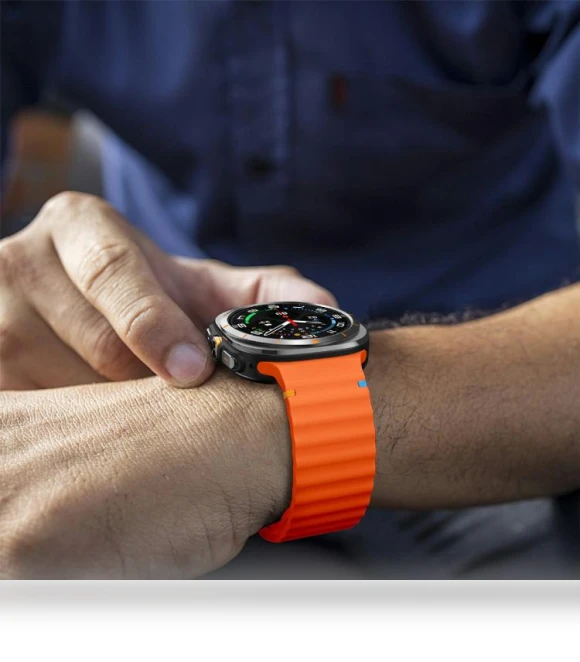 Wave Stitching Silicone Strap — Bands, Kalebol