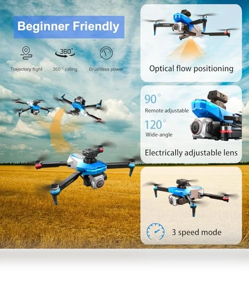 4K Brushless Drones with Camera — Drones, Weavixol