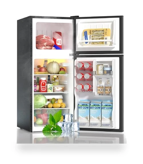 Small Refrigerator with Freezer — Mini Fridges, BANGSON