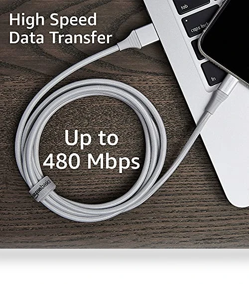 USB-A to Lightning Charger Cable — Chargers & Cables, Amazon Basics