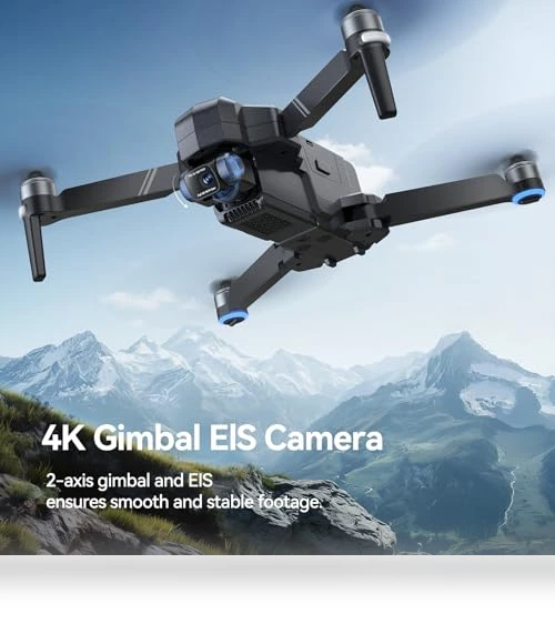 4K Camera Drone with Gimbal & EIS — Drones, Ruko