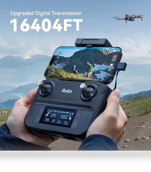 4K Camera Drone with Gimbal & EIS — Drones, Ruko