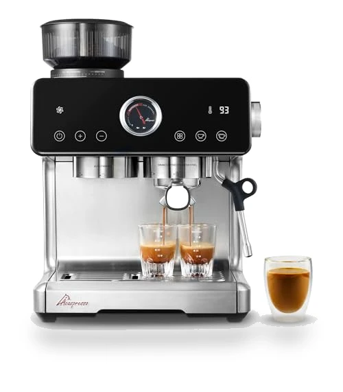 Espresso Machine with Grinder and Milk Frother — Espresso Machines, Acaspresso