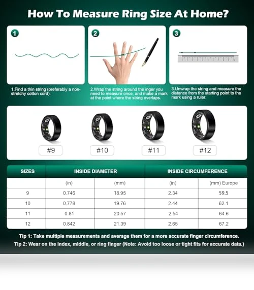 Fitness Tracker Ring — Smartwatches, YULUCKGO