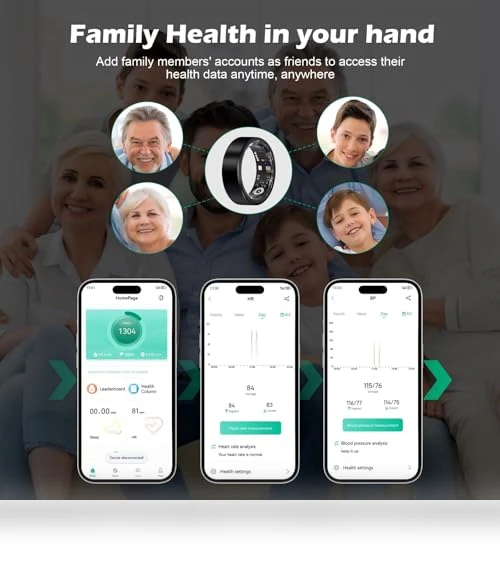 Fitness Tracker Ring — Smartwatches, YULUCKGO