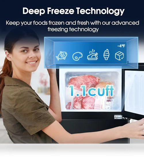Fridge with Freezer — Mini Fridges, Anypro