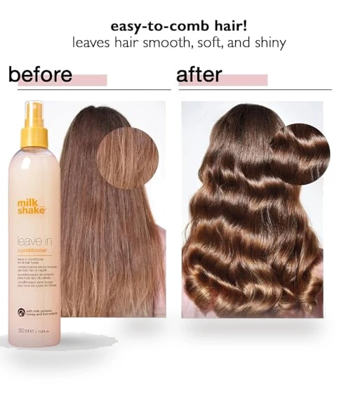 Leave-In Conditioner Spray Detangler for Natural Hair — Shampoos, milk_shake