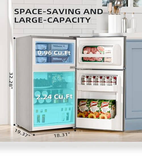 Mini Refrigerator with Freezer — Mini Fridges, Antarctic Star