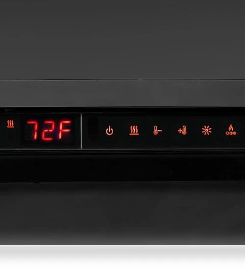 Slim Built-in Linear Electric Fireplace Heater — Close To Ceiling, DIMPLEX