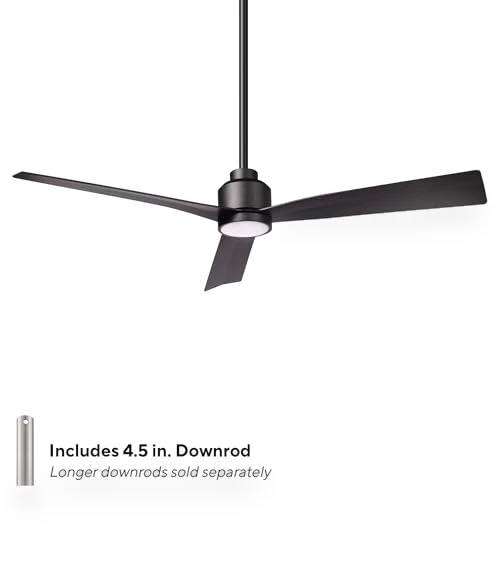 Smart Home Ceiling Fan with LED Light Kit — Ceiling Fan Wall Controls, WAC Lighting