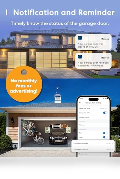 Smart WiFi Garage Door Opener Remote — Smart Home Hubs & Controllers, meross