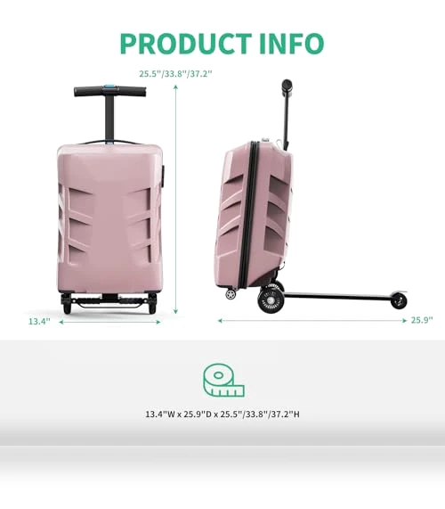 3-D Hardshell Ride Scooter Luggage for Kids — Kids' Luggage, muhub