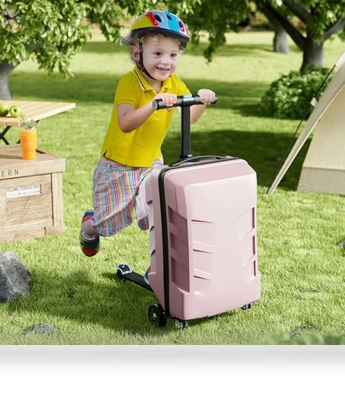 3-D Hardshell Scooter Suitcase — Kids' Luggage, TABU