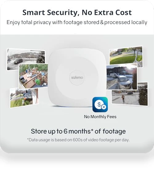 4K Security Cameras Wireless Outdoor/Indoor — Smart Home Security, Safemo