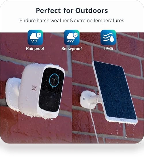 4K Security Cameras Wireless Outdoor/Indoor — Smart Home Security, Safemo