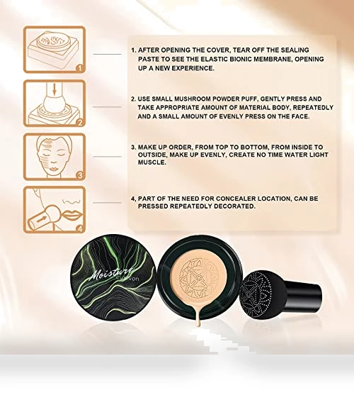 Air Cushion CC Cream Strong Concealer — Eye & Face Kits, OETUIOW
