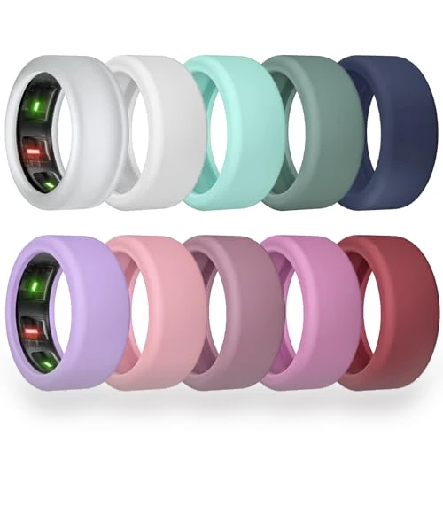 Anti-Scratch Elastic Silicone Ring Case Protector — Smart Rings, syalcor