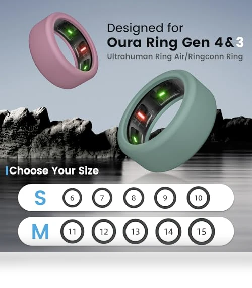 Anti-Scratch Elastic Silicone Ring Case Protector — Smart Rings, syalcor