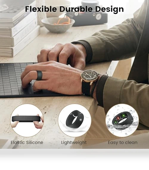 Anti-Scratch Elastic Silicone Ring Case Protector — Smart Rings, syalcor