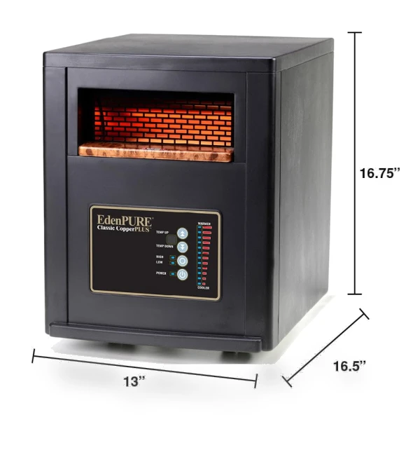 Classic CopperPLUS Infrared Space Heater — Portable Heating Solutions, EdenPURE