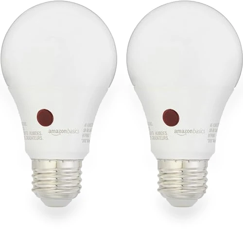 Dusk to Dawn Sensor LED Light Bulb — Street Lighting, Amazon Basics