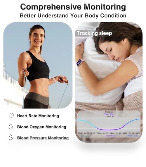 Health Smart Watch with Comprehensive Monitoring — Smartwatches, RLQA