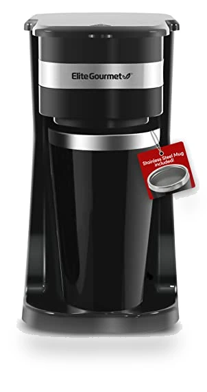 Personal Single-Serve Compact Coffee Maker — Single-Cup Coffee Makers, Elite Gourmet