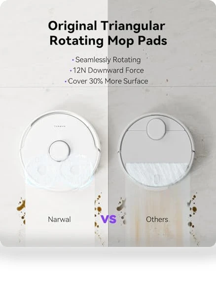 Robot Vacuum and Mop Comb — Smart Cleaning Robots, Narwal