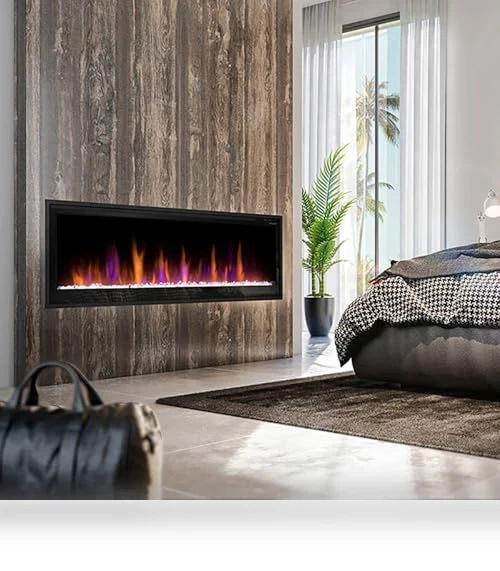 Slim Built-in Linear Electric Fireplace Heater — Electric Heating Solutions, DIMPLEX