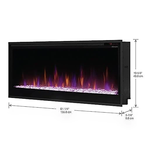 Slim Built-in Linear Electric Fireplace Heater — Electric Heating Solutions, DIMPLEX