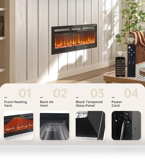 Smart Electric Fireplace — Outdoor Fireplaces, oneinmil
