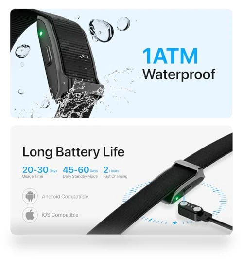 Smart Health Wristband — Fitness Bands, Leafora