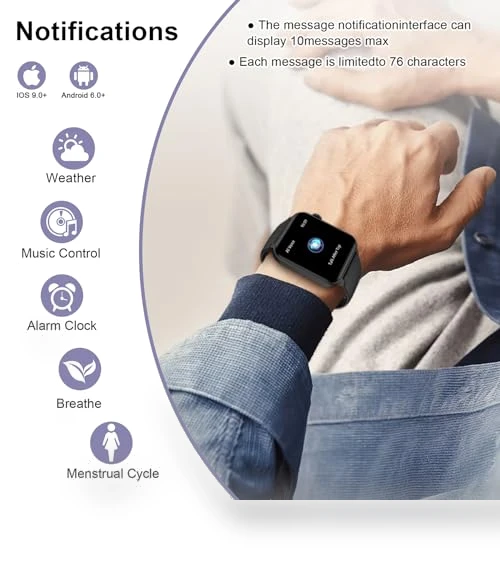 Smart Watch with HD Screen and AI Voice Assistant — Smartwatches, IOWODO