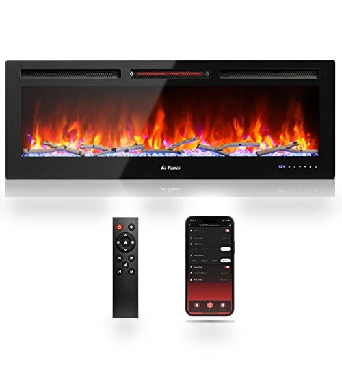 Smart WiFi Infrared Electric Fireplace — Electric Heating Solutions, TURBRO